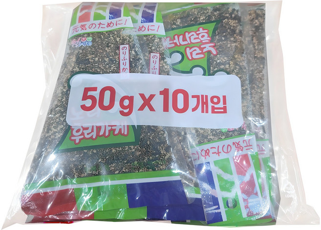 천혜식품 노리 후리가케, 50g, 10개