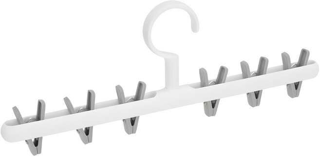 코멧 다용도 클립형 건조 모자 걸이, 화이트, 1개