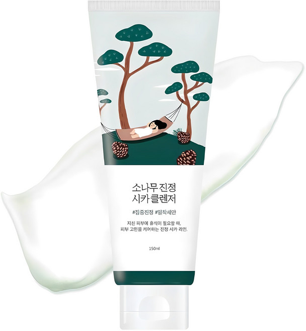 라운드랩 소나무 진정 시카 클렌저, 150ml, 1개