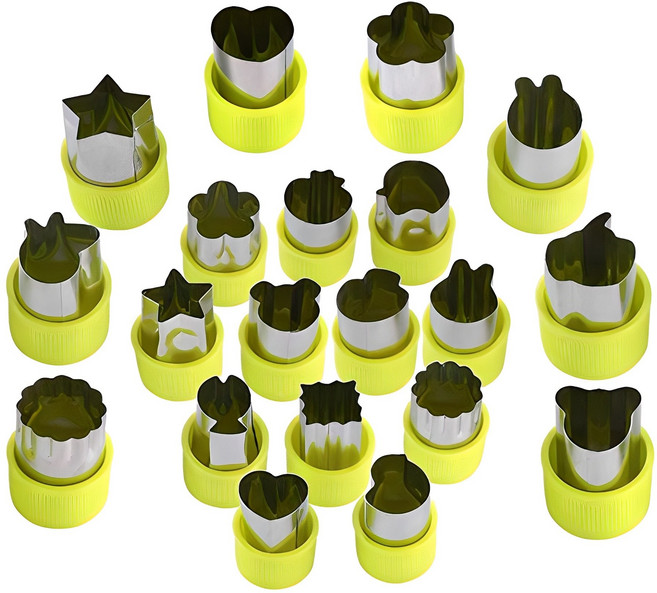 아기자기 야채커터 대 8종 + 소 12종 세트, 1세트