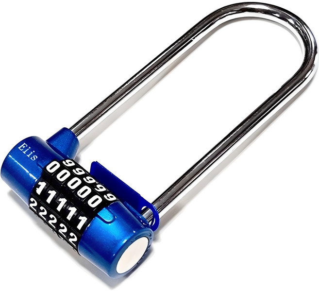 ELIS 번호 변경 자물쇠 장고리 DA50 랜덤발송, 1개