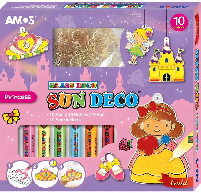아모스 글라스데코 썬데코 프린세스, 혼합색상, 1개