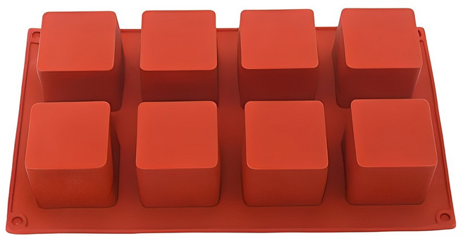 실리콘몰드 큐브 8구, 1개