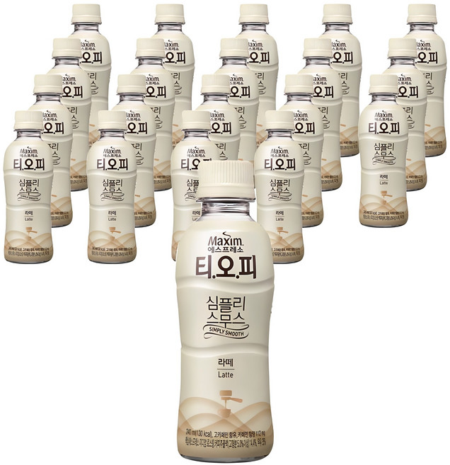 티오피 심플리 스무스 라떼, 240ml, 20개