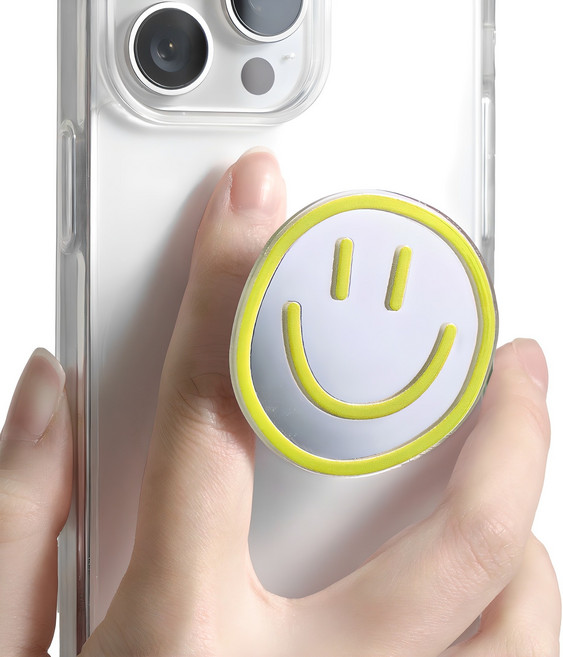 누아트 미러 그립 스마트톡, 스마일옐로우, 1개