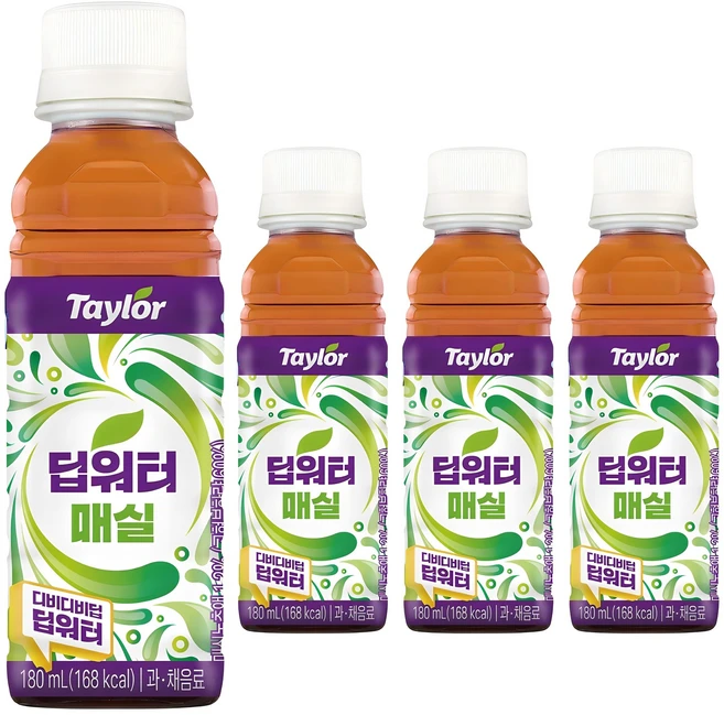 테일러 딥워터 매실, 180ml, 4개 - 쿠팡