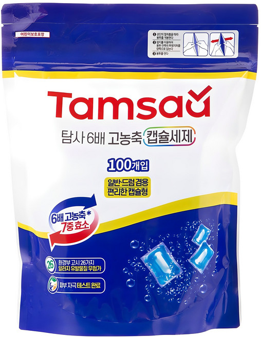 탐사 6배 고농축 캡슐세제 14ml, 100개입, 1개
