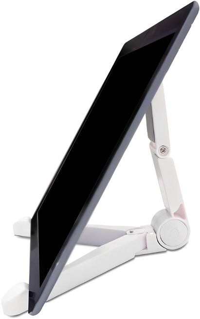 rozet 태블릿 각도조절 가능 접이식 거치대, RX-5305, 화이트, 1개