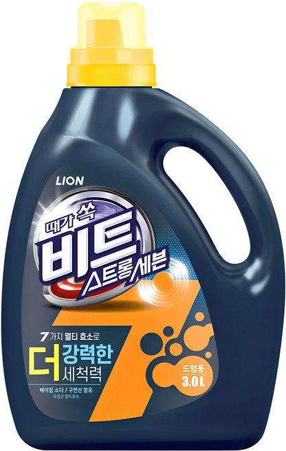 비트 스트롱 세븐 드럼용 액상세제 본품, 3L, 1개