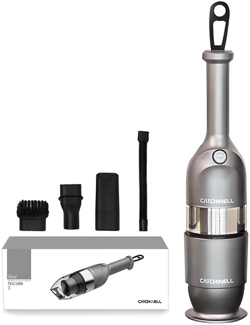 캐치웰 텀블러 핸디형 무선 청소기, 아이언그레이, THC1000