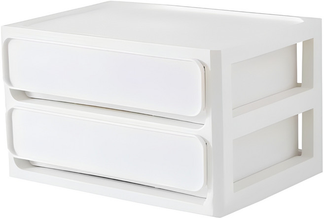 생활살림 튼트니 데스트 미니 서랍장, 화이트, 1개