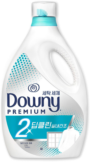 다우니 2X 딥클린 실내건조 액상세제 본품, 2.7L, 1개