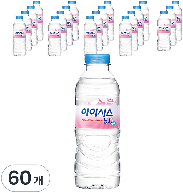 아이시스 8.0 생수, 300ml, 60개
