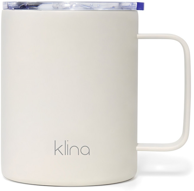 클리나 이지 머그 텀블러, 크림, 415ml, 1개