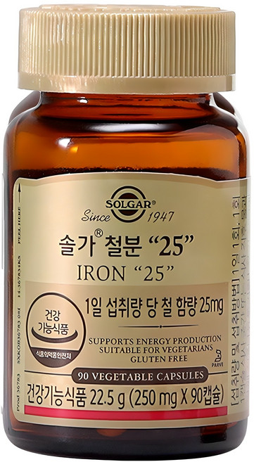 솔가 철분 25, 90정, 1개