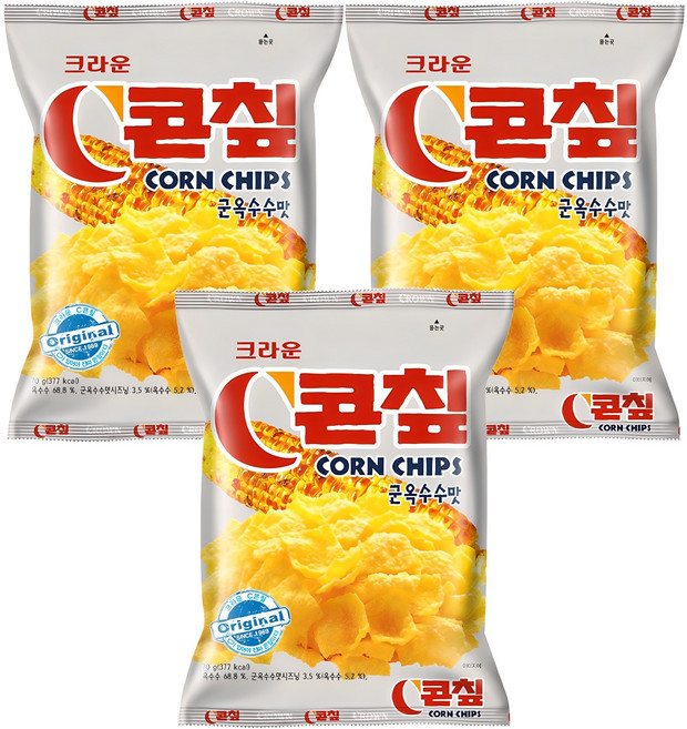 콘칲 군옥수수맛, 70g, 3개
