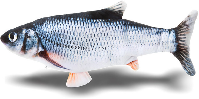 탐사 반려동물 파닥파닥 움직이는 물고기 장난감 청어, 1개