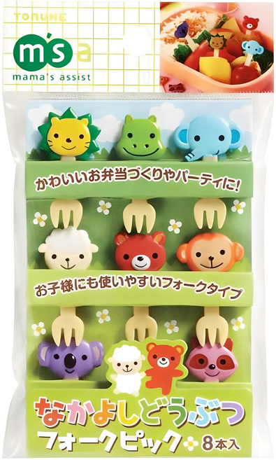 토루네 나까요시 동물 포크, 8개입, 1개