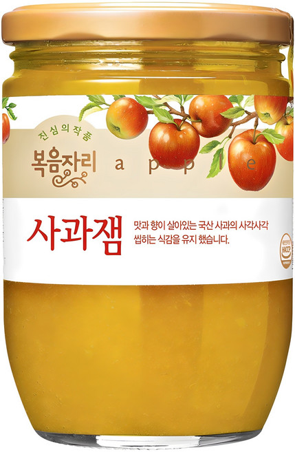 복음자리 사과잼, 620g, 1개