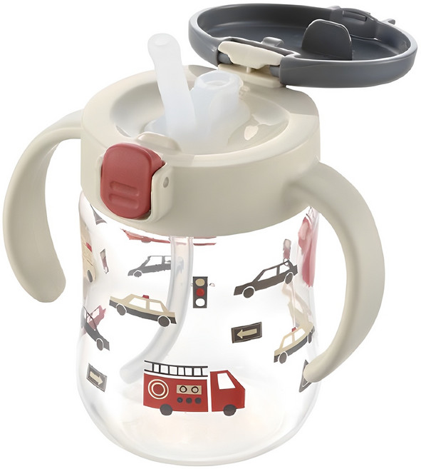 릿첼 TLI 빨대컵 SD, 200ml, 1개, 그레이