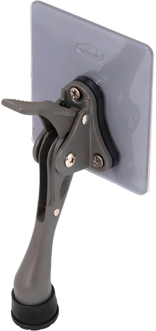 철물대장 무타공 원터치 말발굽 도어스토퍼, 다크그레이, 1개