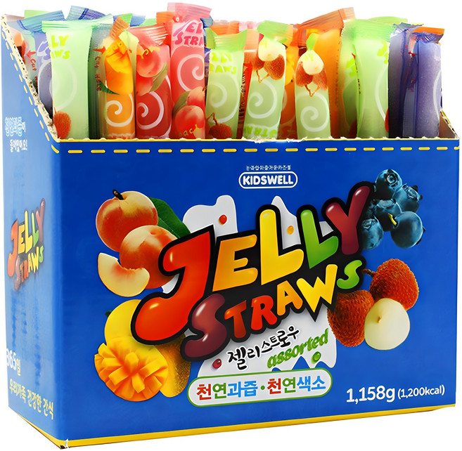 젤리스트로우 60개입, 1.158kg, 1개