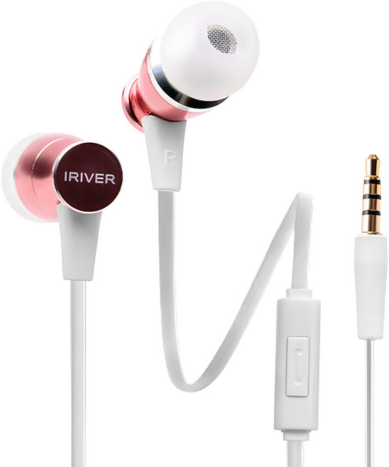 아이리버 커널형 유선 이어폰, BHC-180, 로즈골드