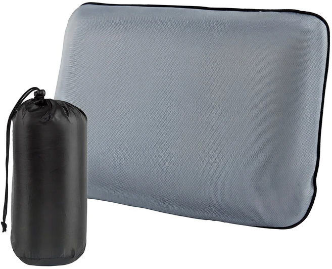 코멧 아웃도어 캠핑 메모리폼 베개, 1개, 그레이 - 쿠팡
