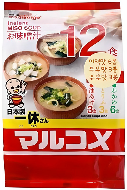 마루코메 잇큐상 즉석미소 12식, 216g, 1개