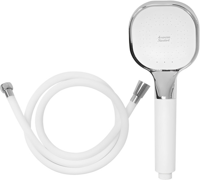 아메리칸스탠다드 스마트 핸드 샤워기 + 미리내 PVC 튜브형 샤워호스 1.5m, 1개, 화이트