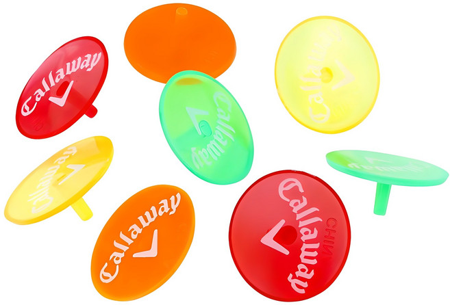 캘러웨이 네온 볼마커 4종 x 2p, 혼합색상, 1세트