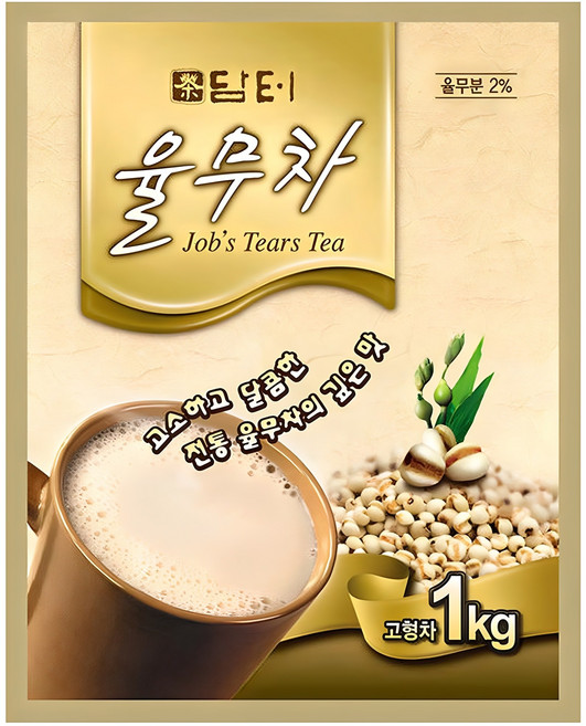 담터 율무차 자판기용, 1kg, 1개입, 1개