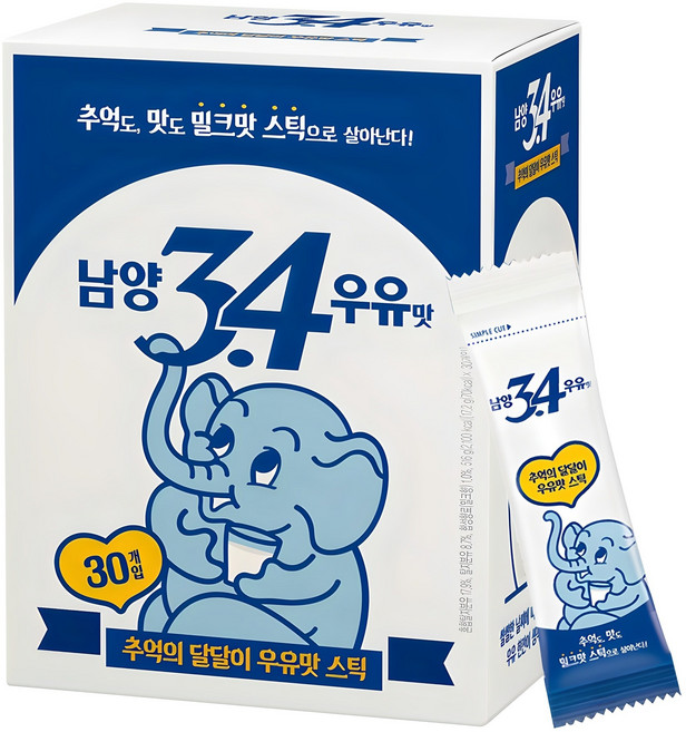 남양34 우유맛 스틱 분말, 17.2g, 30개입, 1개