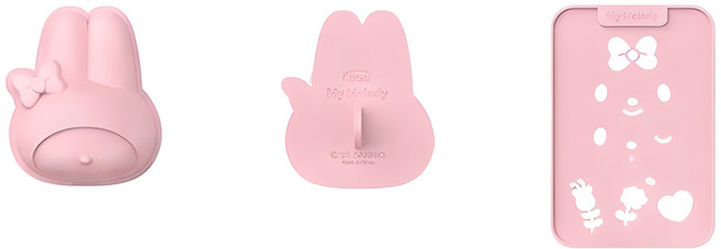 Bo friends 三麗鷗酷洛米飯糰模具海苔壓花器套組, 1套, 美樂蒂