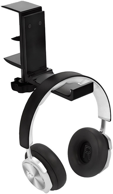 접이식 헤드셋 거치대, 블랙, 1개