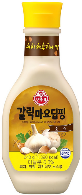 오뚜기 갈릭마요 딥핑소스, 1개, 240g