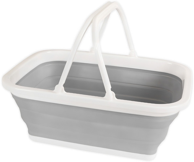 스위스마운틴 캠핑 접이식 설거지통, 그레이