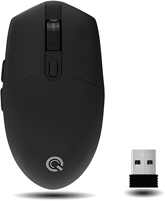 큐센 무선 마우스 M1000, QSENN M1000, 블랙