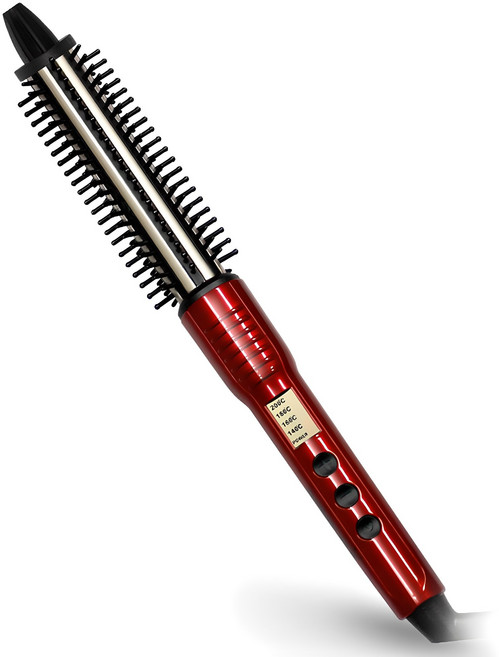 디자이너스 볼륨 엣지업 아이런 고데기 40W, PJ101D, 레드