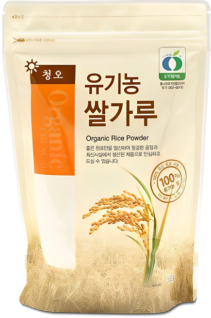 청오건강 유기농 쌀가루, 350g, 1개