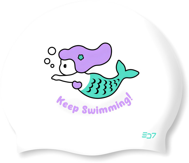 SD7 성인용 실리콘 수모 SGL-CA363, 스위밍머메이드WHT, 1개