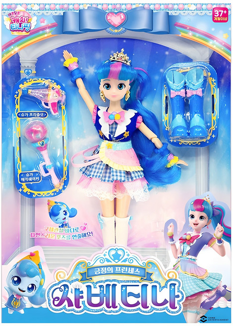 캐치티니핑 긍정의 프린세스 샤베티나 인형 패키지, 혼합색상, 1세트