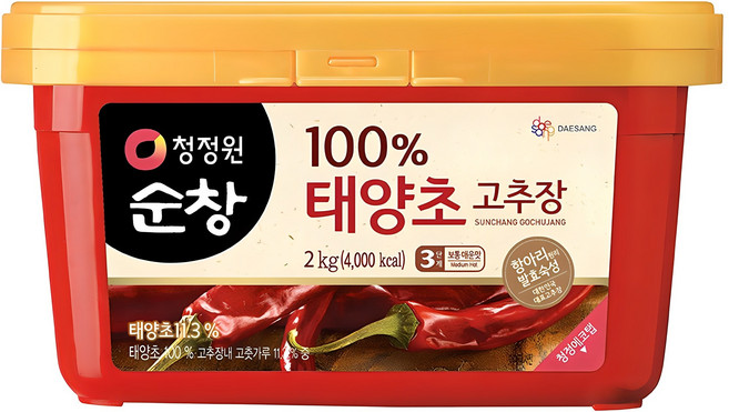 청정원순창 태양초 고추장, 2kg, 1개