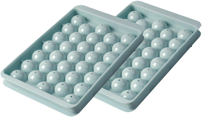 인블룸 미니 구슬 얼음틀 33구, 블루, 2개