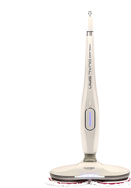 휴스톰 무선 듀얼 스핀 물걸레 청소기, HS-10500G, 그레이