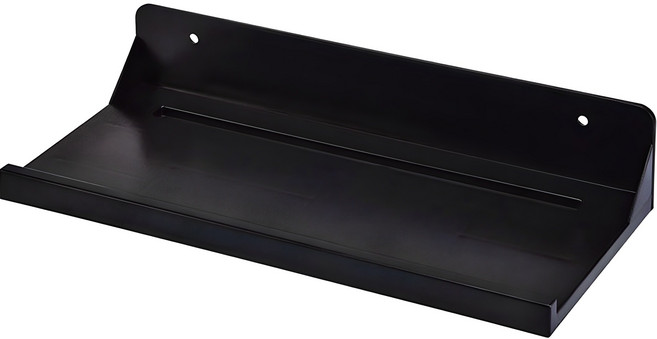 모나코올리브 럭스 무타공 욕실선반, 블랙, 1개