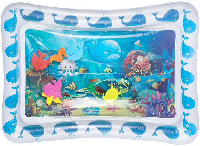 비지엔젤 촉각놀이 워터매트 유아 장난감, 1개