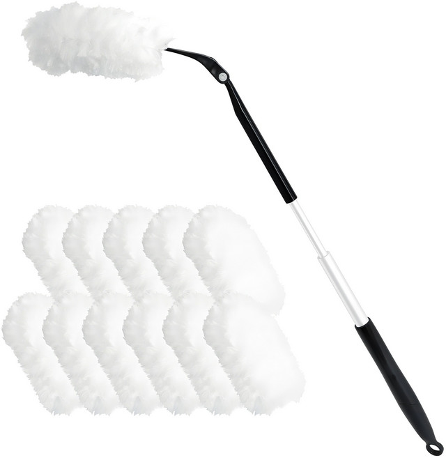 스카치브라이트 다용도 먼지브러쉬 롱핸들, 화이트, 1개