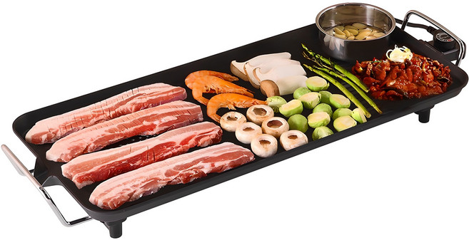 쿠킨 통주물 와이드 전기그릴 특대형 66cm, KEG-CK660CP