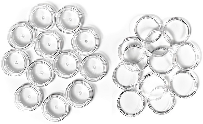 다크니스 크림 공용기 5g, 투명, 12개